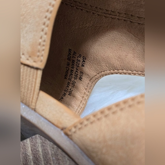 Frye Gaia Open Toe Wedge Sandals Size 6.5M - Picture 9 of 10